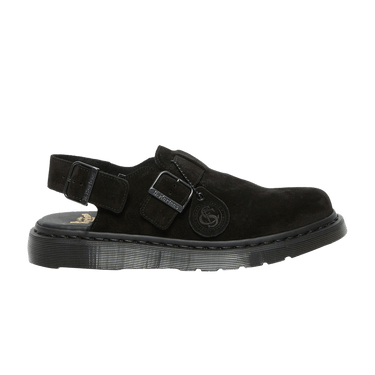 Dr. Martens Jorge Made in England Suede Slingback Mule 'Black'