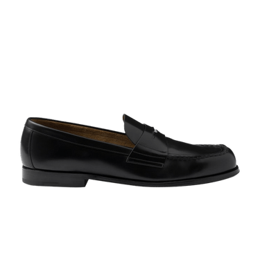 Prada Brushed Leather Loafer 'Black'