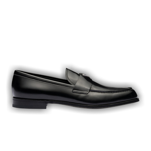 Prada Brushed Leather Loafer 'Black'