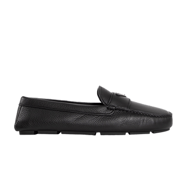 Prada Leather Driver Loafer 'Black'