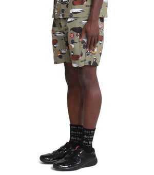 Human Made Duck Shorts 'Olive Drab'