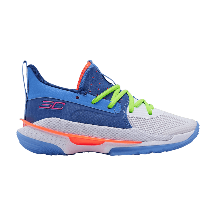 Under Armour Curry 7 Big Kids 'Super Soaker' 3022113 404