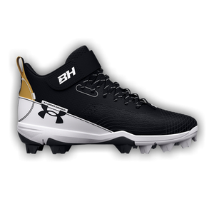 Under Armour Harper 7 Mid RM GS 'Black White Gold'