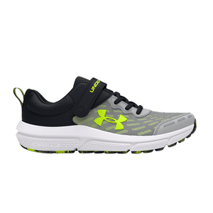Under Armour Assert 10 AC PS Wide 'Mod Grey High Vis Yellow'