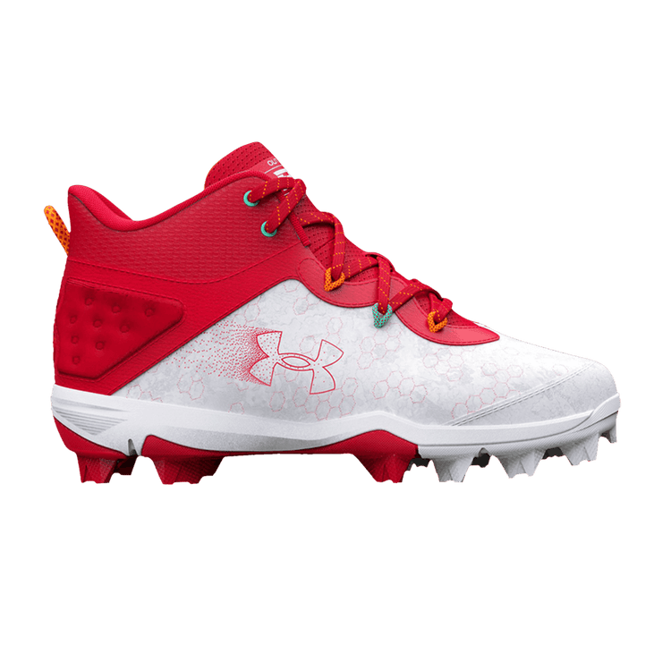 Under Armour Harper 8 Mid RM Jr 'Red White' 3026597 600