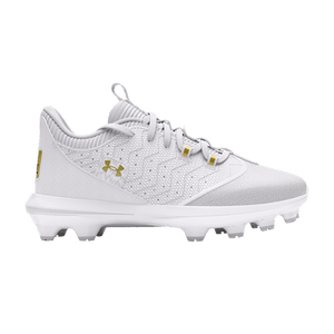 Under Armour Harper 9 TPU Jr 'White Metallic Gold'