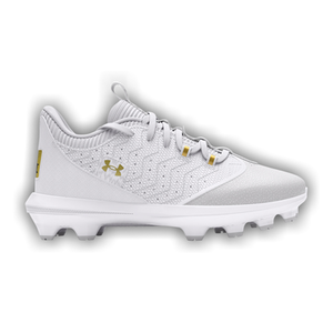 Under Armour Harper 9 TPU Jr 'White Metallic Gold'