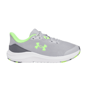 Under Armour Charged Pursuit 4 GS 'Mod Grey Hyper Green'