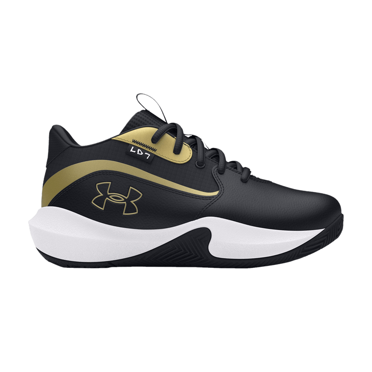 Under Armour Lockdown 7 PS 'Black Metallic Gold' 3028514 001
