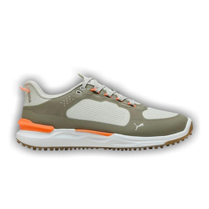 Puma Ignite Elevate X Spikeless Golf 'Gray Velvet Moss Fluro Orange'