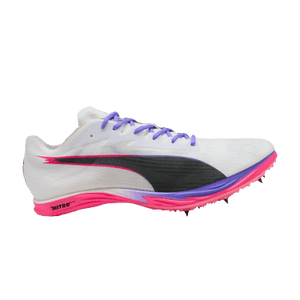 Puma evoSPEED Nitro Elite 3 Mid Distance 'White Fluro Pink'