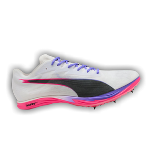 Puma evoSPEED Nitro Elite 3 Mid Distance 'White Fluro Pink'
