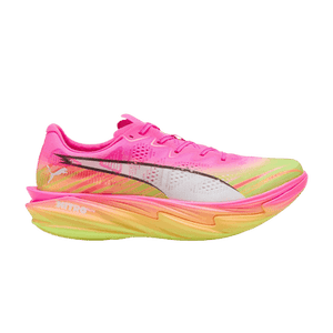 Puma Deviate Nitro Elite 4 'Poison Pink Yellow Alert Bright Aqua'