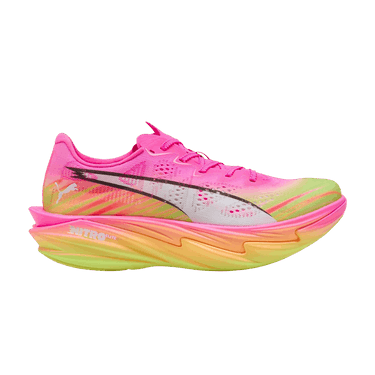 Puma Wmns Deviate Nitro Elite 4 'Poison Pink Yellow Alert Bright Aqua'