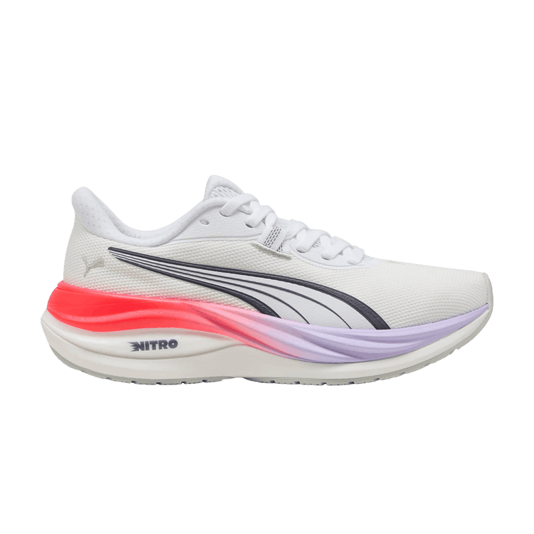 Puma Electrify Nitro 5 Big Kid 'White Ultra Red' 314039 03