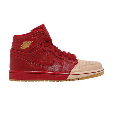 Wmns Air Jordan 1 Retro High Premium 'Dipped Toe - Red'