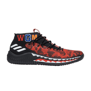 A Bathing Ape x adidas Dame 4 'Red Camo'