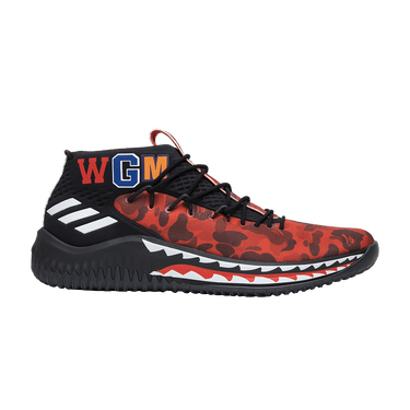 A Bathing Ape x adidas Dame 4 'Red Camo'