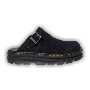 Dr. Martens Zebzag Suede Casual Slingback Platform Mule 'Black'