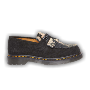 Dr. Martens Adrian Snaffle Hair On Loafer 'Black Beige'