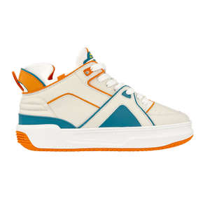 Just Don Tennis Courtside Mid 'White Orange'