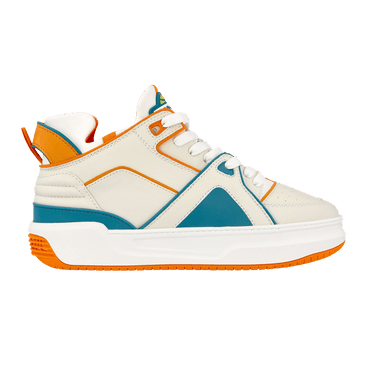 Just Don Tennis Courtside Mid 'White Orange'