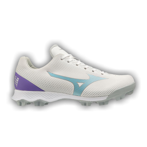 Mizuno Wave Finch LightRevo Jr 'White Teal Purple'