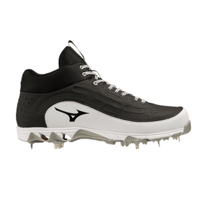 Mizuno 9-Spike Ambition 3 Mid 'Black White'