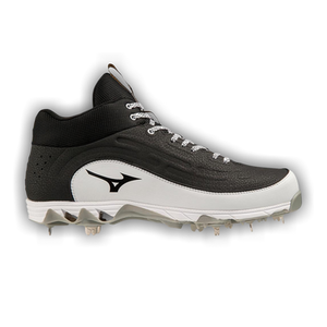 Mizuno 9-Spike Ambition 3 Mid 'Black White'