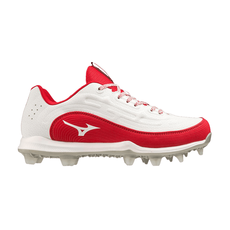 Mizuno Wmns 9-Spike Advanced Finch Elite 6 Low TPU 'White Red' 320687 0010