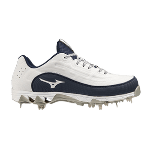 Mizuno Wmns 9-Spike 8 Low 'White Navy'