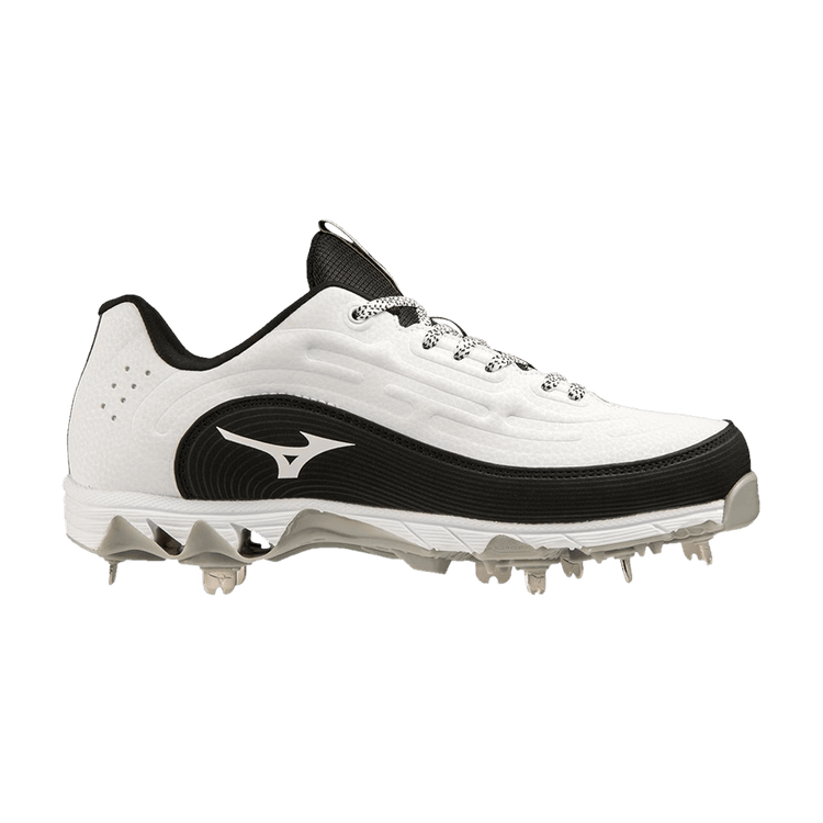 Mizuno Wmns 9-Spike 8 Low 'White Black' 320689 0090