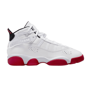 Air Jordan 6 Rings GS 'White University Red'