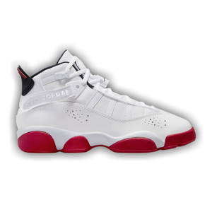 Air Jordan 6 Rings GS 'White University Red'