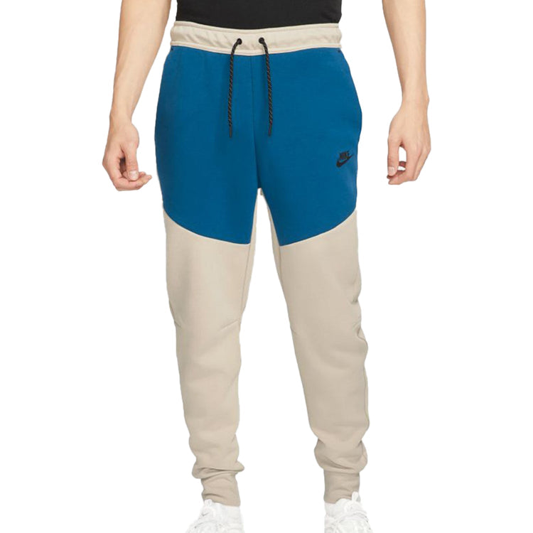 Nike Tech Fleece Joggers 'Beige/Blue'