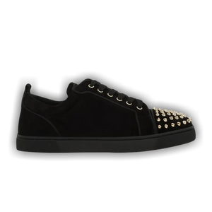 Christian Louboutin Louis Junior Spikes 'Black'