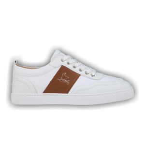 Christian Louboutin Retero Flat 'White Brown'