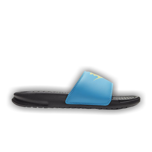 Nike Wmns JDI Benassi Slides 'Blue Fury Limelight'