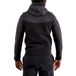 Nike Sportswear Tech Fleece Windrunner 'Black/Dark Smoke Grey/Light Crimson'
