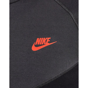 Nike Sportswear Tech Fleece Windrunner 'Black/Dark Smoke Grey/Light Crimson'