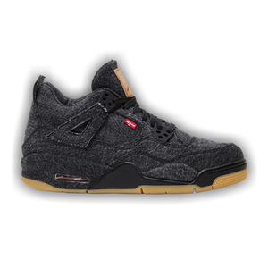 Levi's x Air Jordan 4 Retro GS 'Black Denim'