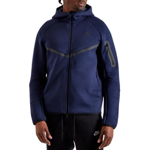Nike Tech Fleece Full-Zip Windrunner Hoodie 'Obsidian/Black'