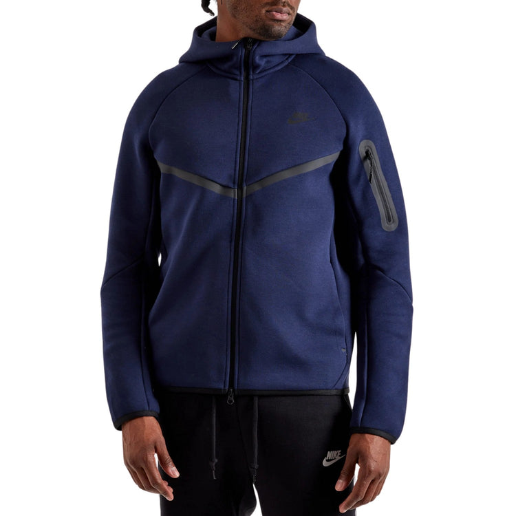 Nike Tech Fleece Full-Zip Windrunner Hoodie 'Obsidian/Black'