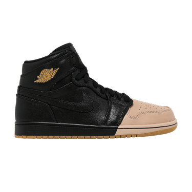 Wmns Air Jordan 1 Retro High Premium 'Dipped Toe - Black'