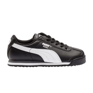 Puma Roma Basic Little Kid 'Black White'