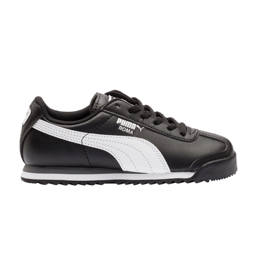Puma Roma Basic Little Kid 'Black White'
