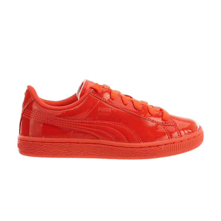 Puma Basket Classic Patent Little Kids 'Red Blast' 362247 05