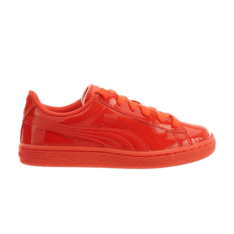 Puma Basket Classic Patent Little Kids 'Red Blast' 362247 05