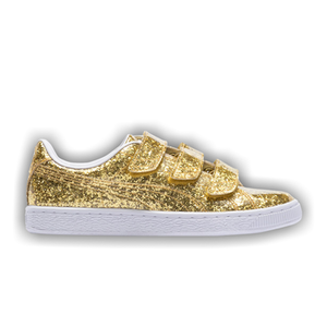 Puma Wmns Basket Strap Glitter 'Gold'