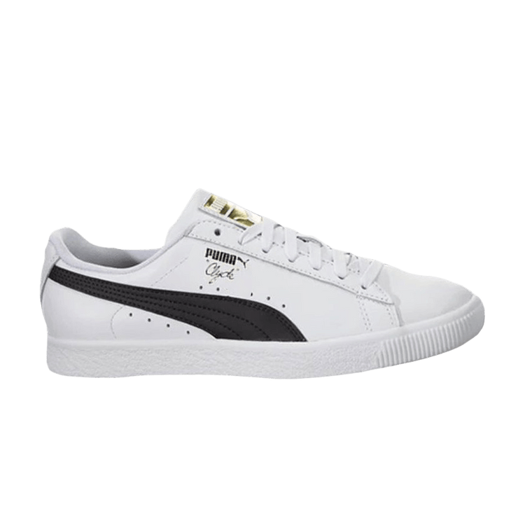 Puma Clyde Core L Foil Jr 'White Black' 364661 01